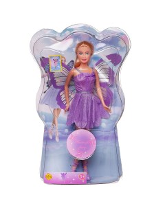 Кукла Lucy Фея с крыльями в фиолетовом платье 29 см Defa
