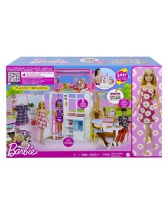 Дом для кукол Barbie с куклой Mattel
