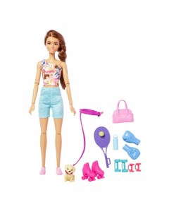 Кукла Barbie Спортсменка с собачкой Mattel