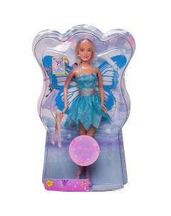 Кукла Lucy Фея с крыльями в бирюзовом платье 29 см Defa