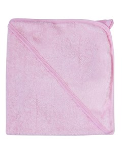 Полотенце для купания с уголком 100х100 Розовый Папитто