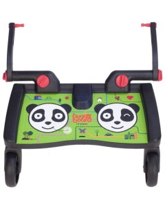 Подножка BuggyBoard Maxi к коляске Panda City Зеленая Lascal