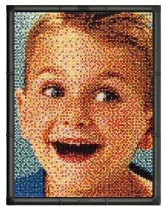 Пиксельная мозаика серии Арт Любимое фото из 14800 элементов Quercetti