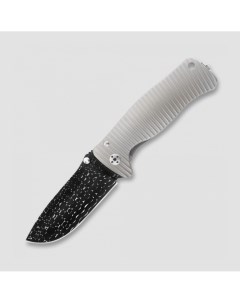 Нож складной SR2 Damascus длина клинка 7 8 см серебристый Lionsteel