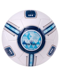 Мяч футбольный BM 1000 р 5 бело сине голубой Torres