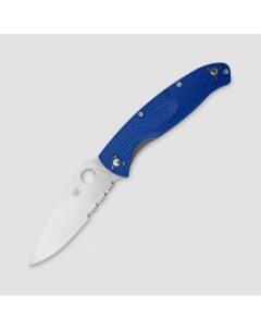 Нож складной Resilience длина клинка 10 7 см синий Spyderco
