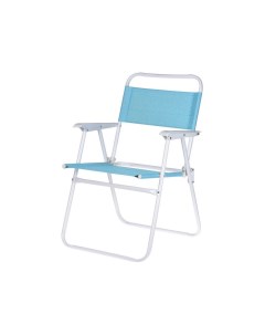Складное пляжное кресло LUX COMFORT полиэстер 600D металл голубое 50х54х79 см Intex
