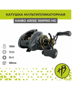 Мультипликаторная катушка Arise 100PRO HG AMC под правую руку Haibo