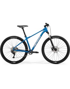 Велосипед Big Nine 200 L 18 5 матовый синий с белым Merida