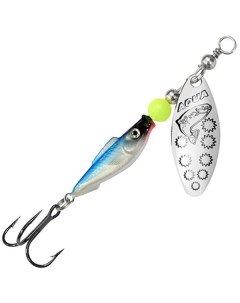 Блесна для рыбалки FISH LONG EXTRA 1 9 0g цвет 06 серебро 2 штуки в комплекте Aqua