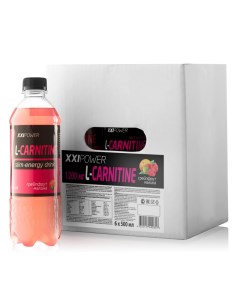Напиток L Карнитин 0 5 л Бокс 6 шт грейпфрут с малиной Xxi power