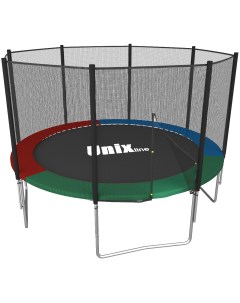Батут каркасный для детей line Kids 4 6 ft Green общий диаметр 140 см до 50 кг Unix