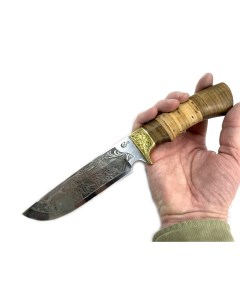 Нож Лорд сталь 65Х13 с гравировкой рукоять дерево Semin