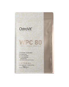 Протеин сывороточный WPC 80 700 g Натуральный без вкуса Ostrovit