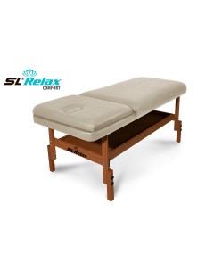 Массажный стол Comfort бежевая кожа Sl relax