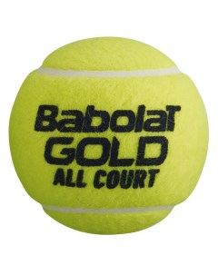 Теннисный мяч Gold 4b 4 шт желтый Babolat