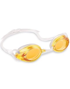 Очки для плавания Sport Relay Goggles желтые от 8 лет Intex