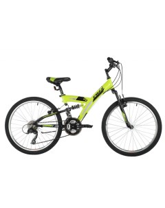 Велосипед 24 ATTACK зеленый сталь размер 14 Foxx