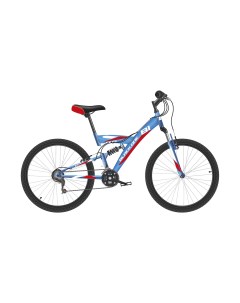 Велосипед Ice FS 24 2022 14 5 голубой белый красный Black one