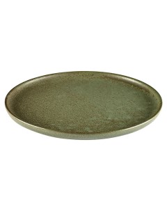 Тарелка сервировочная Surface керамика 21 см зеленый Serax