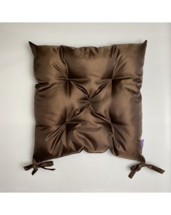 Подушка на стул 45х45 см коричневая 2 штуки Neopeels