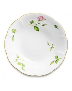 Тарелка для супа Цветущая роза 23 см разноцветная Narumi