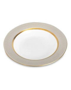 Тарелка для супа Золотой алмаз 23 см белая Narumi