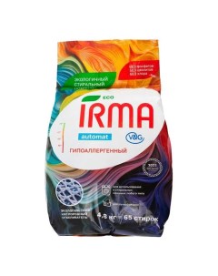 Стиральный порошок для стирки цветного и белого белья 4 8 кг Irma