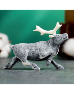 Фигура Северный олень бежит 9892134 7см Сувениры из мраморной крошки