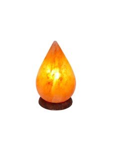 Светильник лампа солевой Капля из природной гималайской соли Салтлэнд