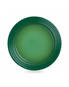 Тарелка десертная Bamboo Green керамика 22 см зеленый Le creuset