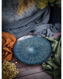 Тарелка обеденная Cosy Trendy Atlantis 27 см с полосками керамика Сosy & trendy