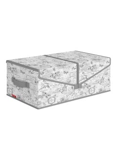 Коробка для хранения вещей с двойной крышкой VG BOX T2 50х30х20 см Valiant