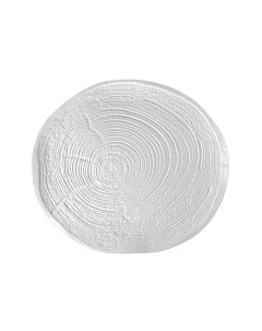 Тарелка сервировочная Arbre фарфор 29 см белый Pordamsa