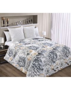 Комплект постельного белья 2х спальный поплин Белый тигр 2150ЛН Текс-дизайн