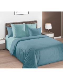 Комплект постельного белья 1 5 спальный перкаль Морская волна 1210ПН Текс-дизайн