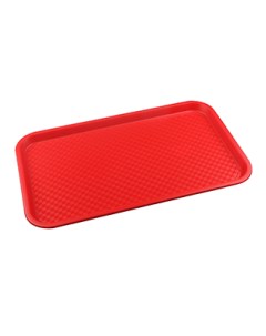 Поднос прямоугольный пластиковый 52 5x32 5 см красный Restola