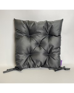 Подушка на стул 45х45 см серая Neopeels