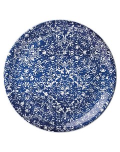 Тарелка мелкая Ink фарфор 30 см синий Steelite