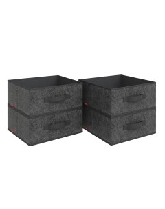 Коробки для хранения вещей MN BOX 4F 4 шт 31х15х31 см Valiant