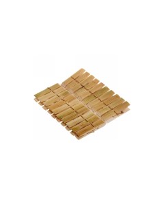 Прищепки для белья 20 шт из бамбука Allamo