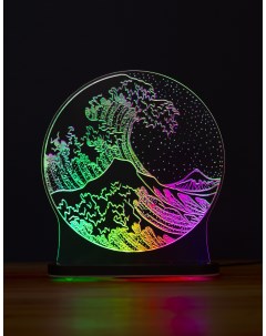 3D светильник Волна 21х20 FM 014 Motionlamps