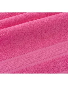 Полотенце 50х90 см махровое Утро ярко розовый Текс-дизайн