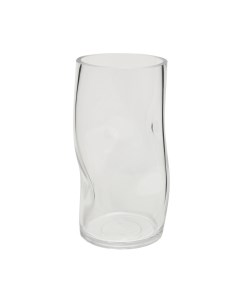 Декоративная ваза из стекла Д120 Ш120 В250 прозрачный Ekg 9 Вещицы