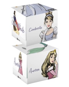 Набор Салфетки бумажные выдергушки Принцессы с рисунком Золушка Аврора 2 шт World cart