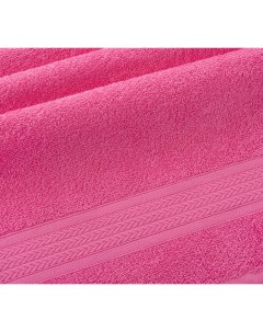 Полотенце Махровое Утро Ярко Розовый 70х140 плотность 400 г м2 Текс-дизайн