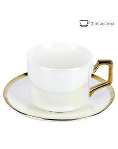 Чайный набор 4 предмета Фарфор 200 мл 1930012 Nouvelle