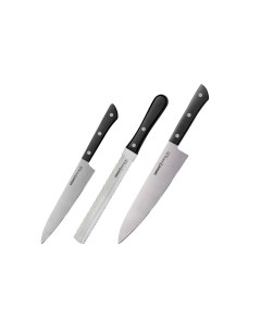 Набор кухонных ножей Самура Harakiri SHR 0230B универсальный поварской профессион Samura