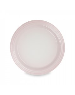 Тарелка обеденная Shell Pink 27 см керамика розовый Le creuset