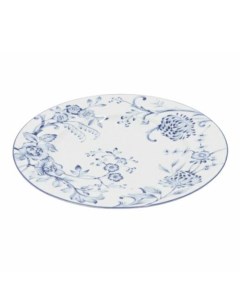 Тарелка Evia Blue 28 5 см белая Porcelana bogucice
